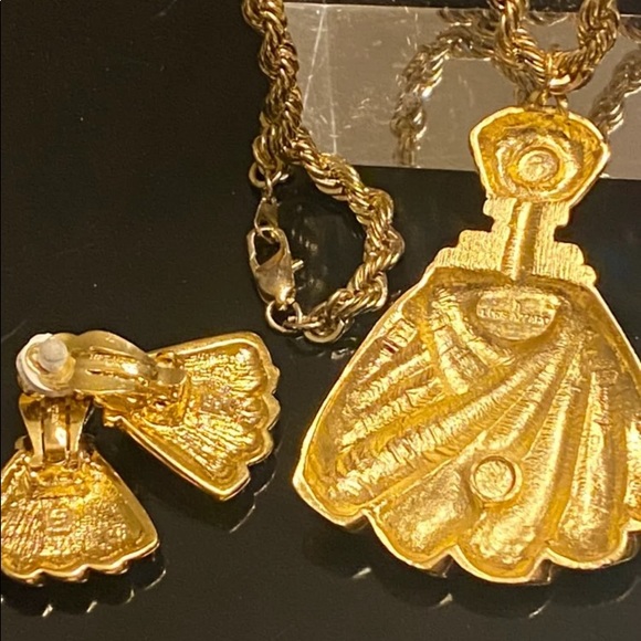 Vintage Loris Azzaro Necklace and earrings - Picture 5 of 7